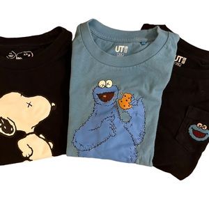 Kaws x Uniqlo Kids T bundle